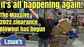 RUN Lowes Its All Happening Again Tools Lights 2022 Clearance Event