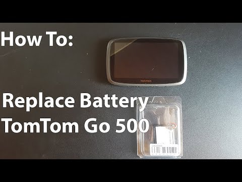 How to replace battery TomTom Go - YouTube