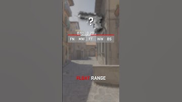 WHICH SKIN HAS THE STRANGEST FLOAT CAP CS?