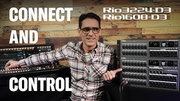 DM7 Series Training Video #15: Connect and Control Rio3224-D3 and Rio1608-D3