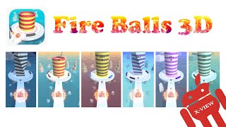 Fire Balls 3D Android/iOS Gameplay X-View screenshot 1