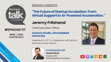 The Future of Startup Incubation & AI Acceleration Revealed: Jeremy Fritzhand