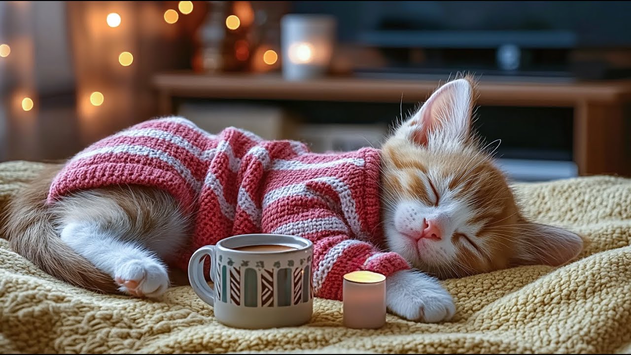 12 Hours Cat Music for Anxiety 🎵 Music for Cat Stress Relief 🐾 Peaceful Sleeping Music 🎶 Cat Music