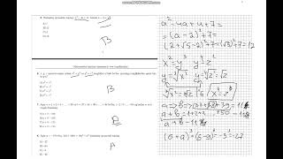 DTM 2023-2024 Matematika namunaviy test yechimlari