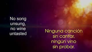 Soñé un sueño - I dreamed a dream (sub. English y Español)