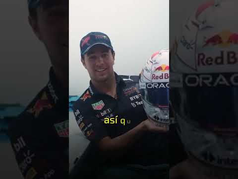 Checo Pérez presentó el casco especial que usará en el GP de Japón