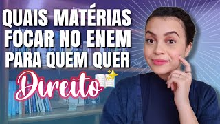 O QUE PRIORIZAR PARA PASSAR EM DIREITO NO ENEM