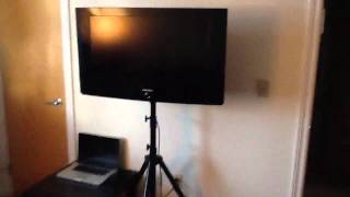 Arrowmounts Vesa Fixed Wall Mount for 40”-70” TV Screen TV Tripod Display Stand for Home or Tradeshows
