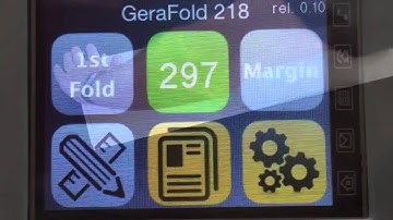 GERAFOLD Wide Format Paper Folding  machine from Entwistle