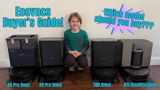 Ecovacs Black Friday Showdown: X11 vs X9 vs X8 vs T80- Which One's the BEST Deal??