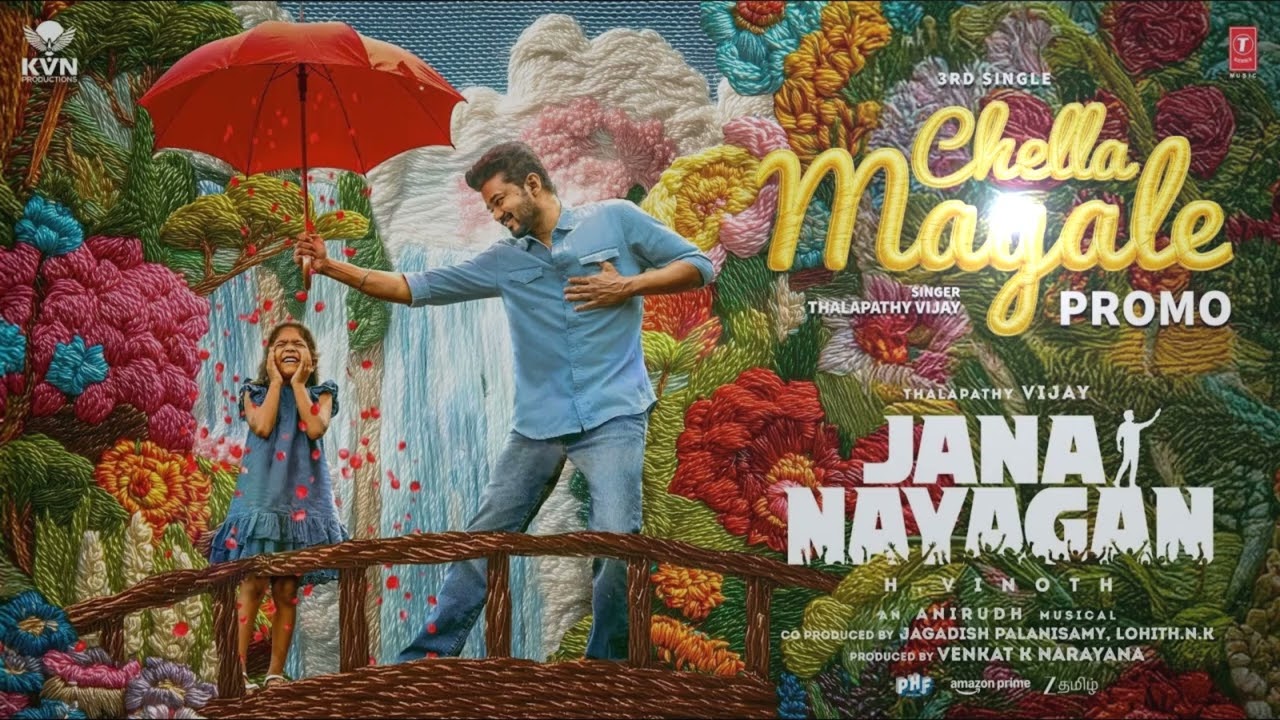 Jana Nayagan 1 hour – Chella Magale | Thalapathy Vijay | Pooja Hegde | H Vinoth | Anirudh | KVN