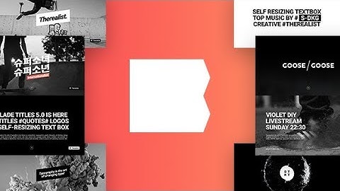 Blade Titles v5.0 17500952 Videohive - Free After Effects Template