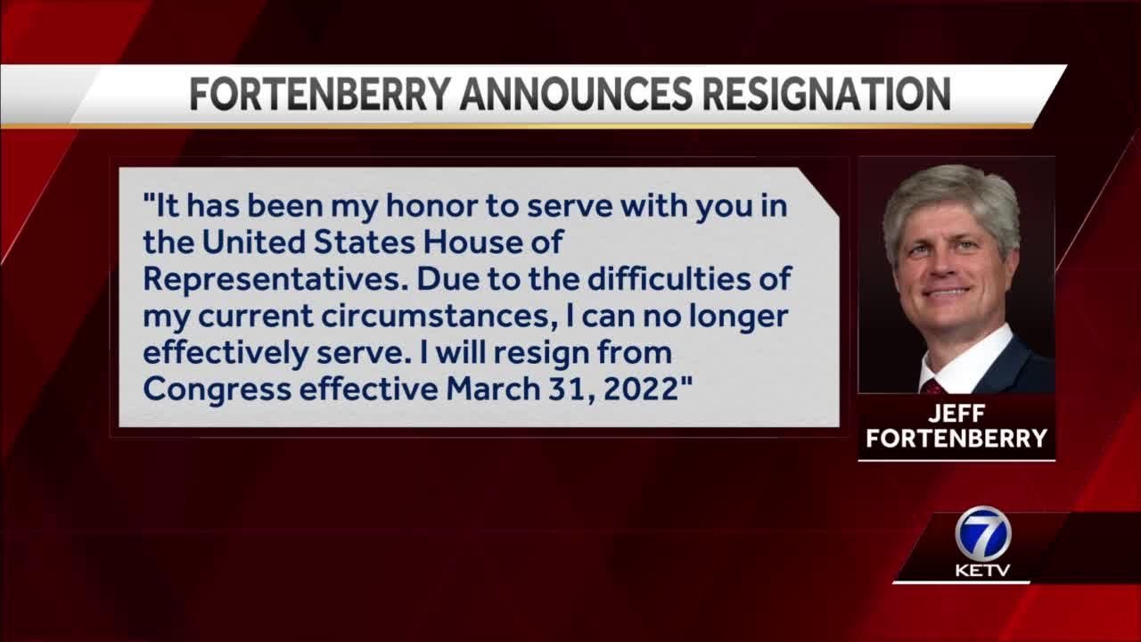 US Rep. Jeff Fortenberry of Nebraska announces resignation