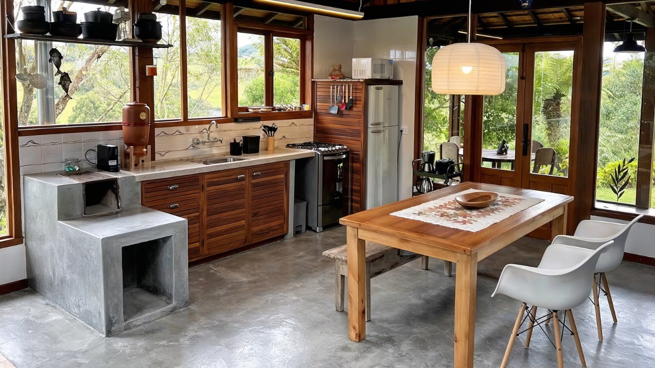 ЗАГОРОДНЫЙ ДОМ: очаровательный декор, деревенская и простая архитектура!