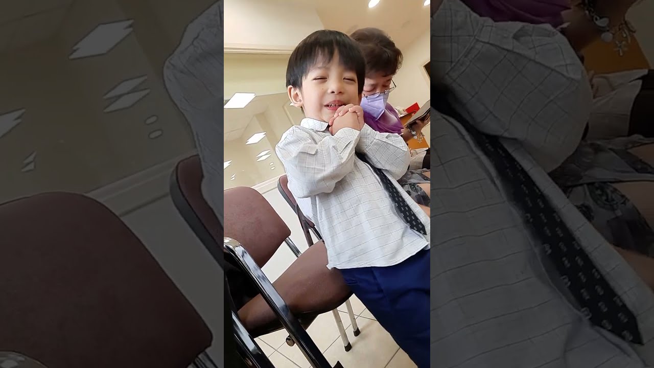Toddler Caught Praying Silently Shorts Prayer Adorable Kids