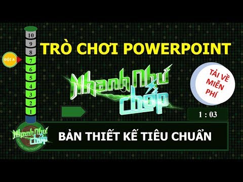 Trò chơi PowerPoint Nhanh Như Chớp | Tải về miễn phí | TRỢ GIẢNG