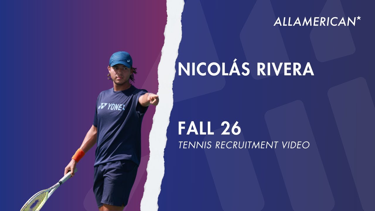 Nicolas Riva College Tennis - Nicolás Rivera (México) FALL 26 - YouTube