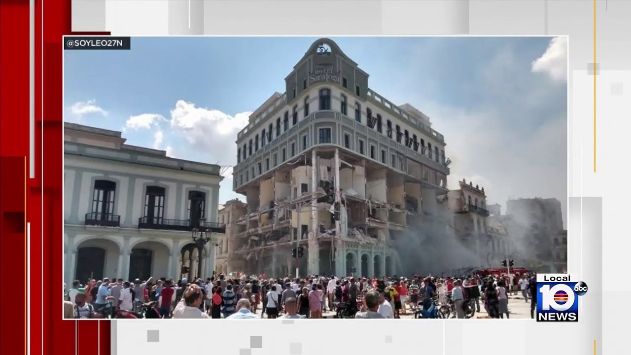 Cuba: Explosion reported at the Saratoga Hotel in Havana