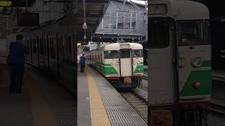 しなの鉄道115系初代長野色中軽井沢駅発車#115系 #鉄道 #しなの鉄道