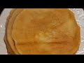 Recette de crpes  la farine de patates douces sans sucre