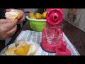 Fruit and Vegetable Hand Juicer|Handy juicer review  and unboxing|