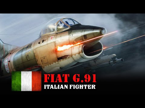 Fiat G.91 - Once Famous Fighter Of Italy