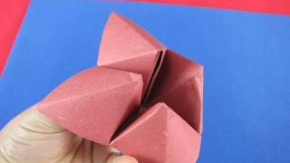 Origami gioco  inferno e paradiso How to Make a Paper Fortune Teller screenshot 2