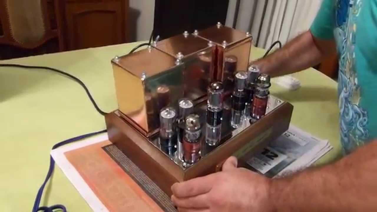 6V6 Push-Pull Tube Amplifier - 05032015 - YouTube