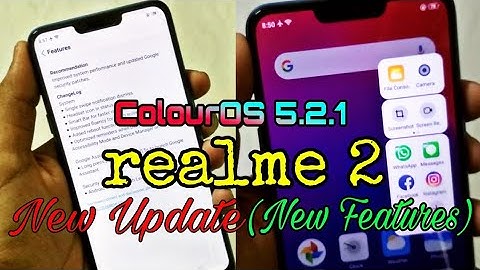 ColorOs 5.2.1 Update in RealMe 2 🔥(New Features) What