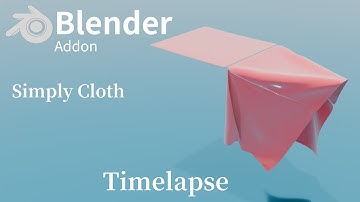 Blenderのアドオン「Simply Cloth」の紹介動画です。概要欄にURLがあります。#blender #addon #simplycloth