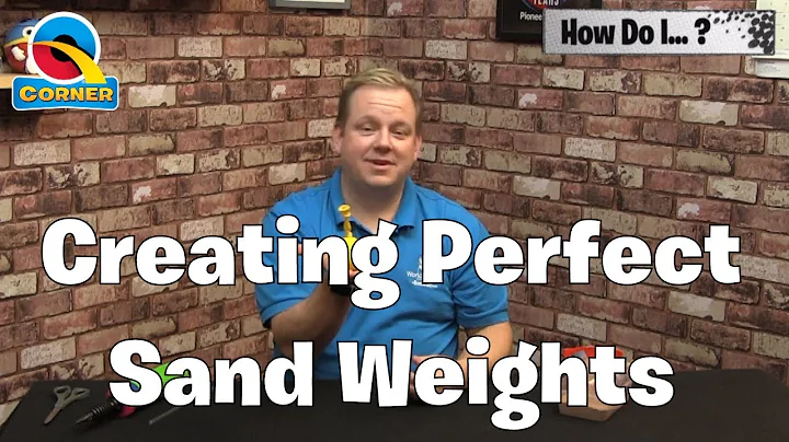 Learn to make weights for balloons with sand