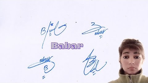 Babar name signature#name signature with arooj