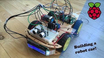 Building a Robot Car from Scratch! | Raspberry Pi | Small Rover with LCD + Ultrasonic Sensor!!