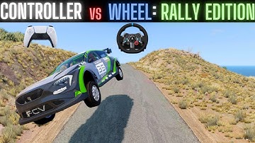 Faster on a Controller or Wheel for Rally? | BeamNG.Drive 0.26