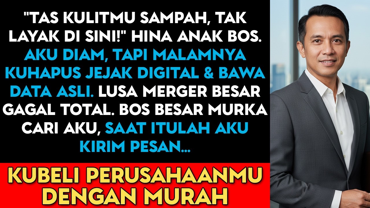 Dipecat Karena Kancing Perak, Aku Bawa Kabur Rahasia 45 Triliun. Saat Meeting Merger...