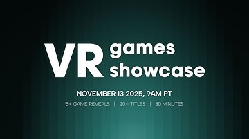 VR Games Showcase - November 2025