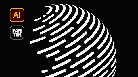 How To Create 3D Globe Logo With Motion Lines In Illustrator