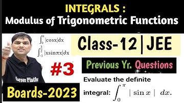 Definite integrals I Trigonometric Modulus Functions 10 Seconds TRICKS I SHORTCUT I JEE I BOARDS