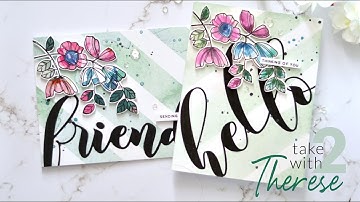 Take 2 with Therese - Weekend Doodles - 2 Ways!