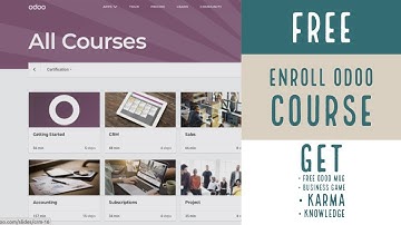 Join Odoo Courses and Get Karma, Odoo Mug and Business Game
