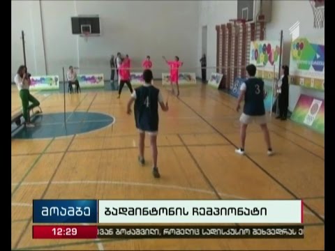სასკოლო სპორტული ოლიმპიადა 2016 - ბადმინტონის სახეობაში საქართველოს ჩემპიონები გამოვლინდნენ