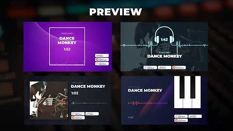 Music Visualizations Pack / Audio Spectrum Pack | After Effects project | Videohive template