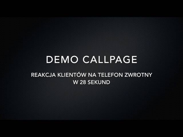 Demo Callpage