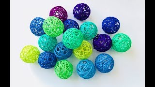 How To Make Decorative Yarn Balls - Simple Mom Review