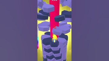 stack ball 3d play & Fast Level Up to Players Game Video #shortsvideo #gameking @GameKing-mytv