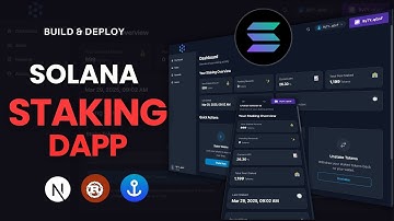 Build & Deploy a Solana Staking Dapp | Rust Anchor + Next.js + Web3.js | Solana Token Staking