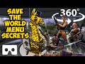 360° Save The World Menu | Off Camera Secrets / Lobby Free Cam | Fortnite  | VR