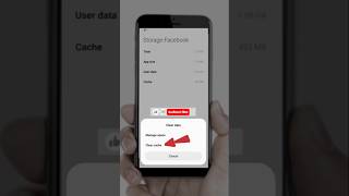 how to clear cache। clear cache on facebook app। facebook ka cache clear kaise karen। #shorts