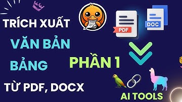 Trích Xuất Văn Bản & Bảng Từ PDF, DOCX Dễ Dàng Với Docling - PHẦN 1 | Ứng Dụng RAG Hiệu Quả