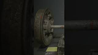 The 366LB Apollon Wheels famously hoisted overhead by Louis Apollon, the French strongman/ performer